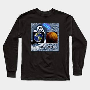 Planet Earth Before and After Long Sleeve T-Shirt